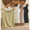 Ultra-Thin Ice Silk Wide Shoulder Sleeveless Camisole - Women's Plus Size Slim-Fit Summer Top