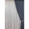 Striped Tulle Curtain, 1/3 Tight Pleated, Does Not Wrinkle, Does Not Require Ironing - Extra Weight