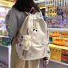 Schoolbag New Schoolbag Female Light Harajuku Wind Junior High School Students Large Capacity Backpack Ins Wind Cute Girl Backpack