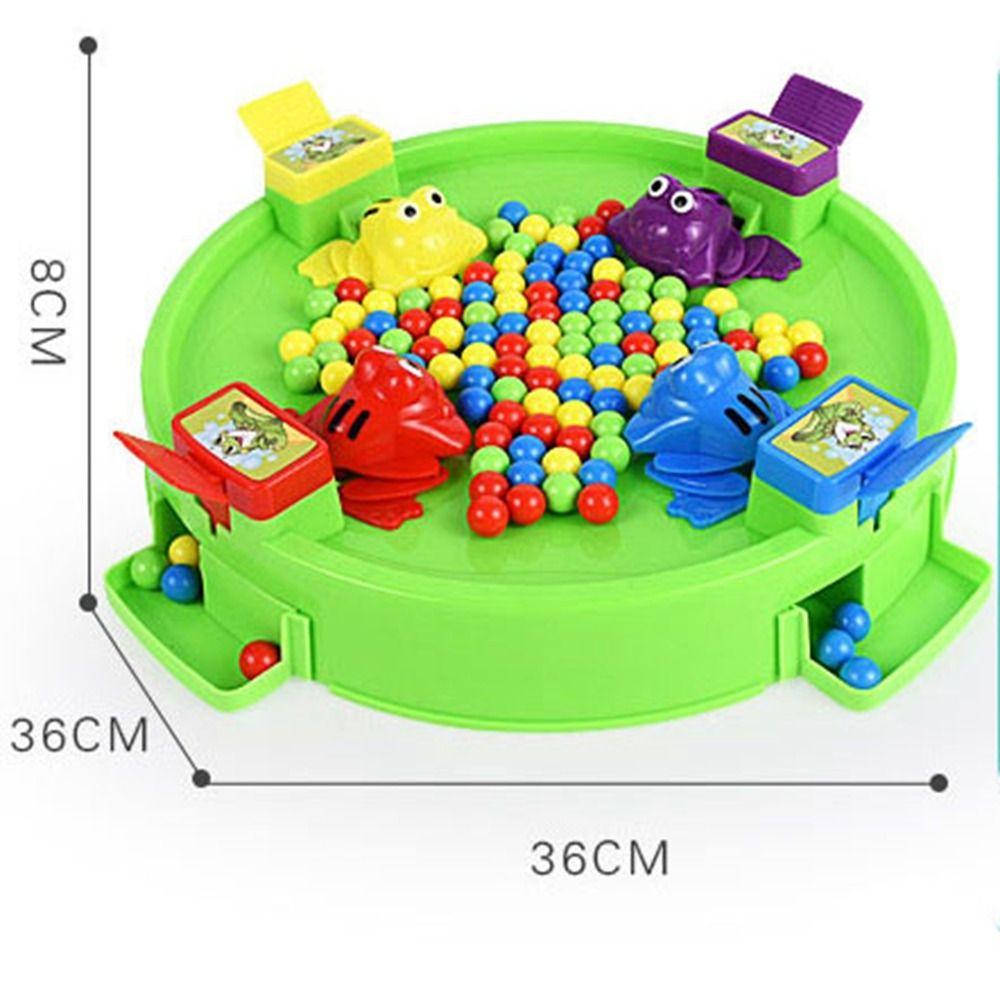 Colorful Beads Frog Snatching Bean Plastic Children's Interactive Puzzle Toy  Party Game
