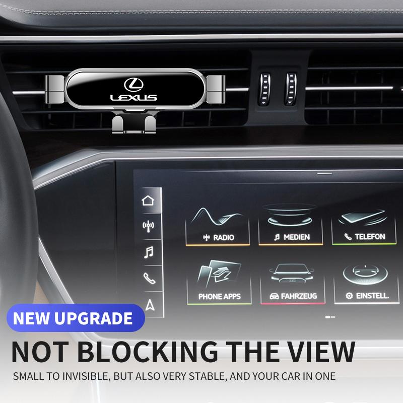 Gravity Car Air Outlet Cell Phone Holder Interior Accessories For Lexus IS250 IS200 CT200h GS300 LS430 RX450h LX570 IS300 ES RX