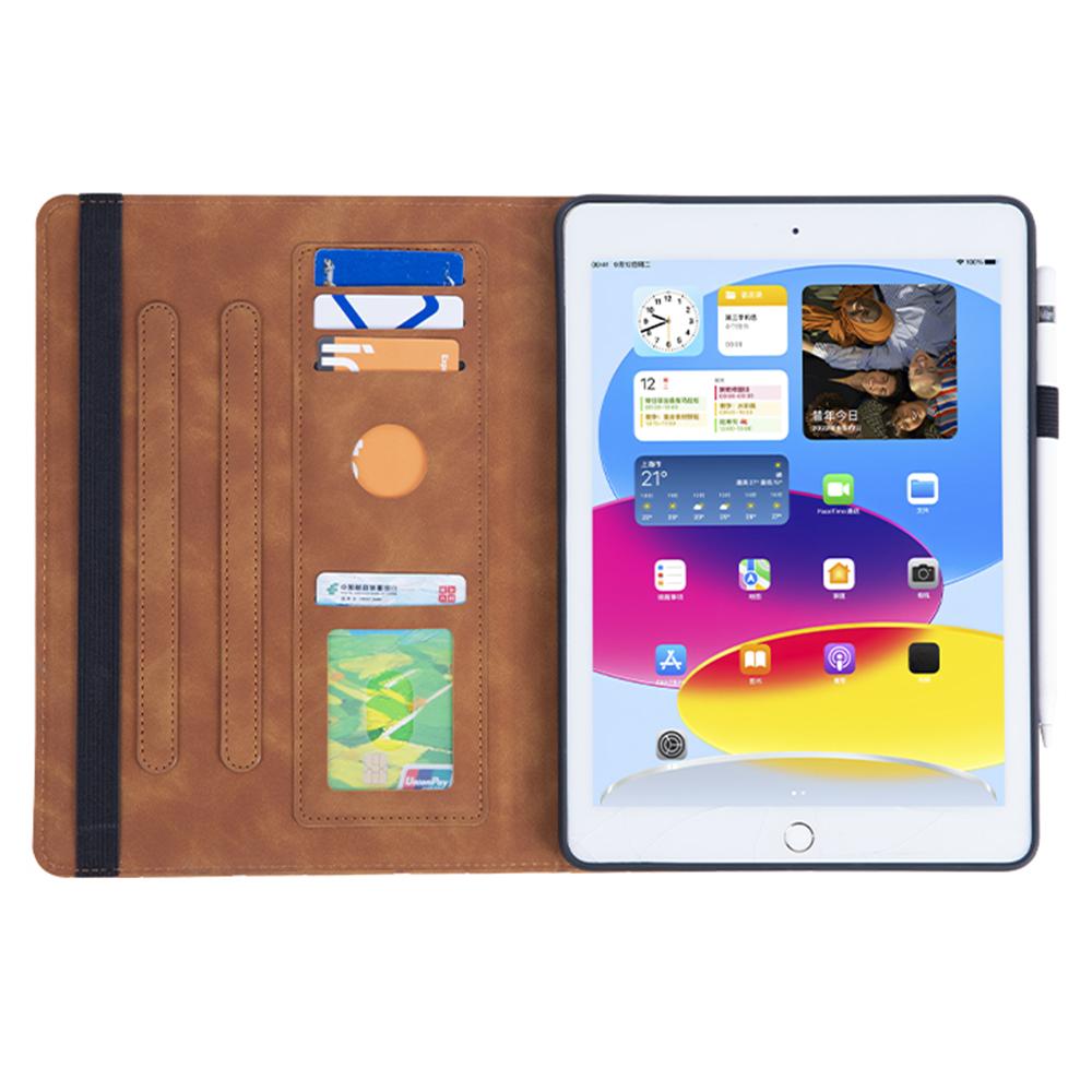 For iPad 10.2 (2021)/(2020)/(2019)/iPad Air 10.5 inch (2019) Case PU Leather Pattern Tablet Cover with Card Slots