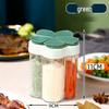 Five-in-One Spice Jar Set: Compartmentalized, Sealed Storage with Controllable Pour Lids