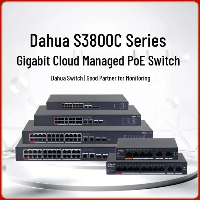 

Dahua 24-Port Gigabit PoE Managed Switch