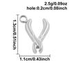 Exquisite Fashion 4pcs Mix Weapons Tools Pendant Stainless Steel Sword Pliers Small Charm Pendants For Jewelry Making Supplies
