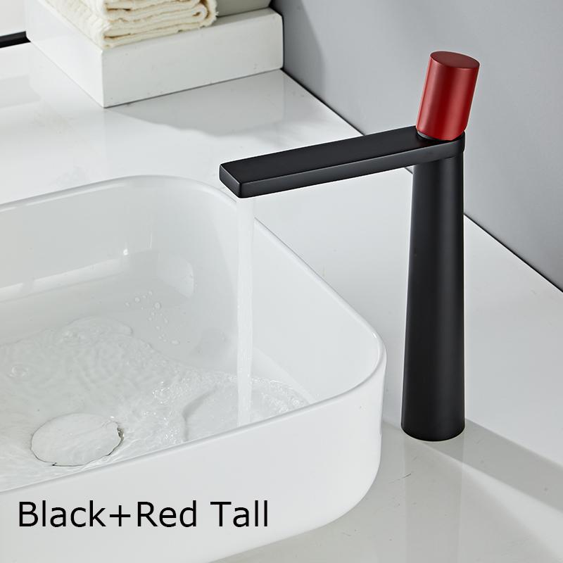 BAKALA Bathroom Faucet Brush gold Basin Faucet Mixer Hot &Cold Bathroom Basin Faucet Mixer Tap Hot and Cold Sink faucet