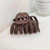 Extra Large Durable Pumpkin Claw Clip for Thick Hair - Wide, Non-Damaging Rubber Grip