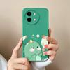 Back Cover For Vivo Y200i 5G Y03 Y28 Y38 T3x Phone Cases Lovely Cartoon Dinosaur Bumpers High Quality Matte Silicone Camera Protection Covers For Vivo