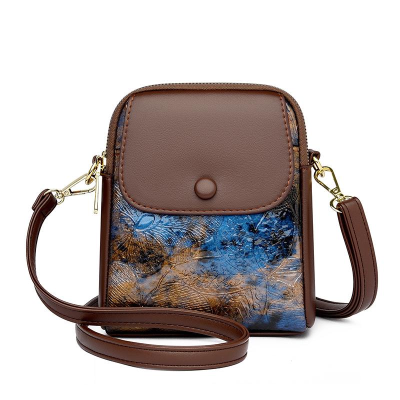Fashionable and Versatile Single-shoulder Crossbody Bag Mobile Phone and Coin Purse