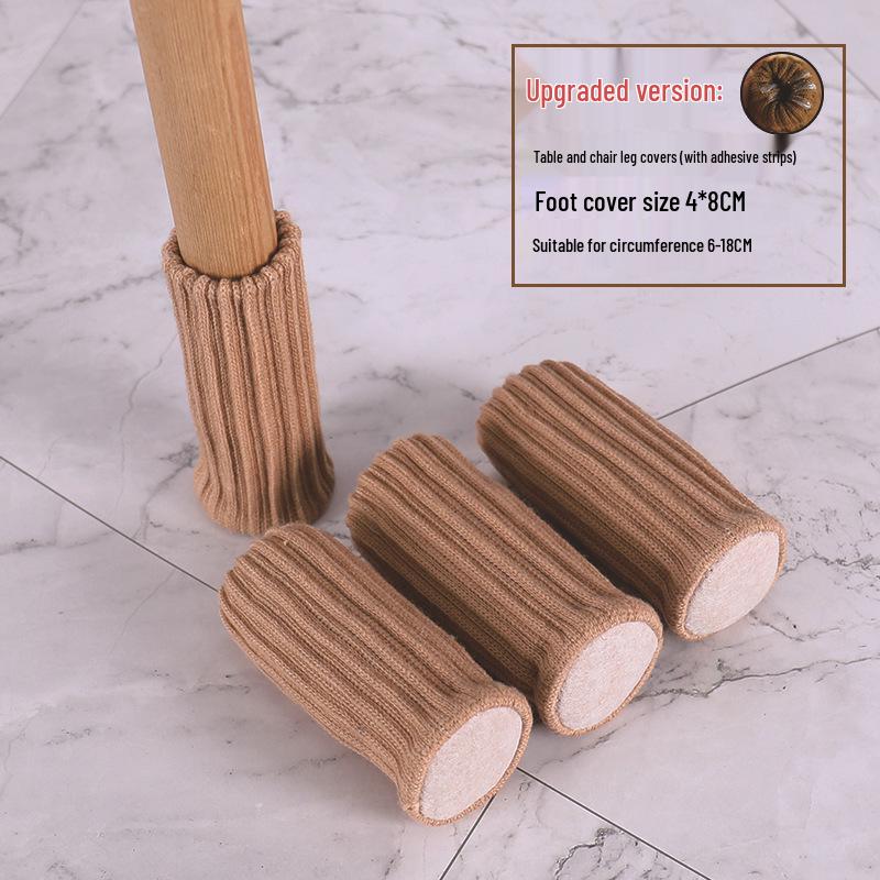 Thickened Non-Slip Chair and Table Leg Covers - Wear-Resistant, Silent Foot Pads for Tables and Chairs