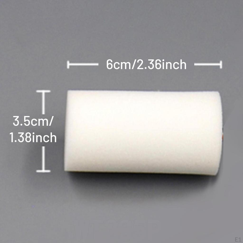 10 Pcs 6cm Paint Roller Covers Replacement