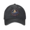 Unisex baseballové čepice Star Trek Sci-fi TV seriál Opraný denim Venkovní baseballové čepice Hip Hop čepice Casquette