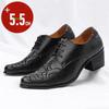 Lässige Mode High Heel Herren Business-Schuhe Klassische Herren Derby Oxfords Formelle Business-Schuhe Bequeme Höhenverstellbare Schuhe