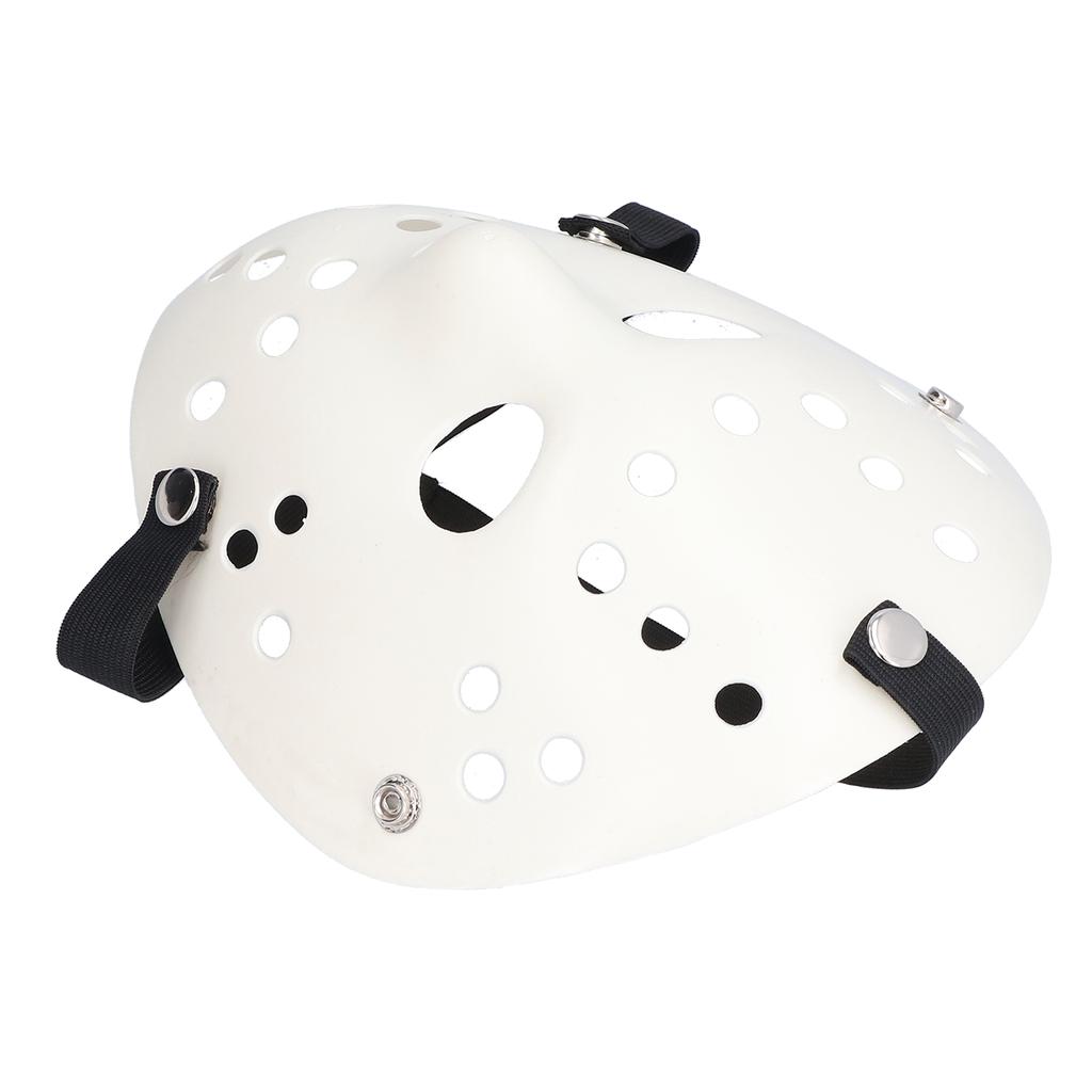Weiße Hockeymaske Schreckliche Gruselige Halloween-Maske Partykostüm Cosplay-Requisite für Erwachsene Kinder