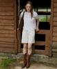 ITOV SEOUL York Shirred Blouse White