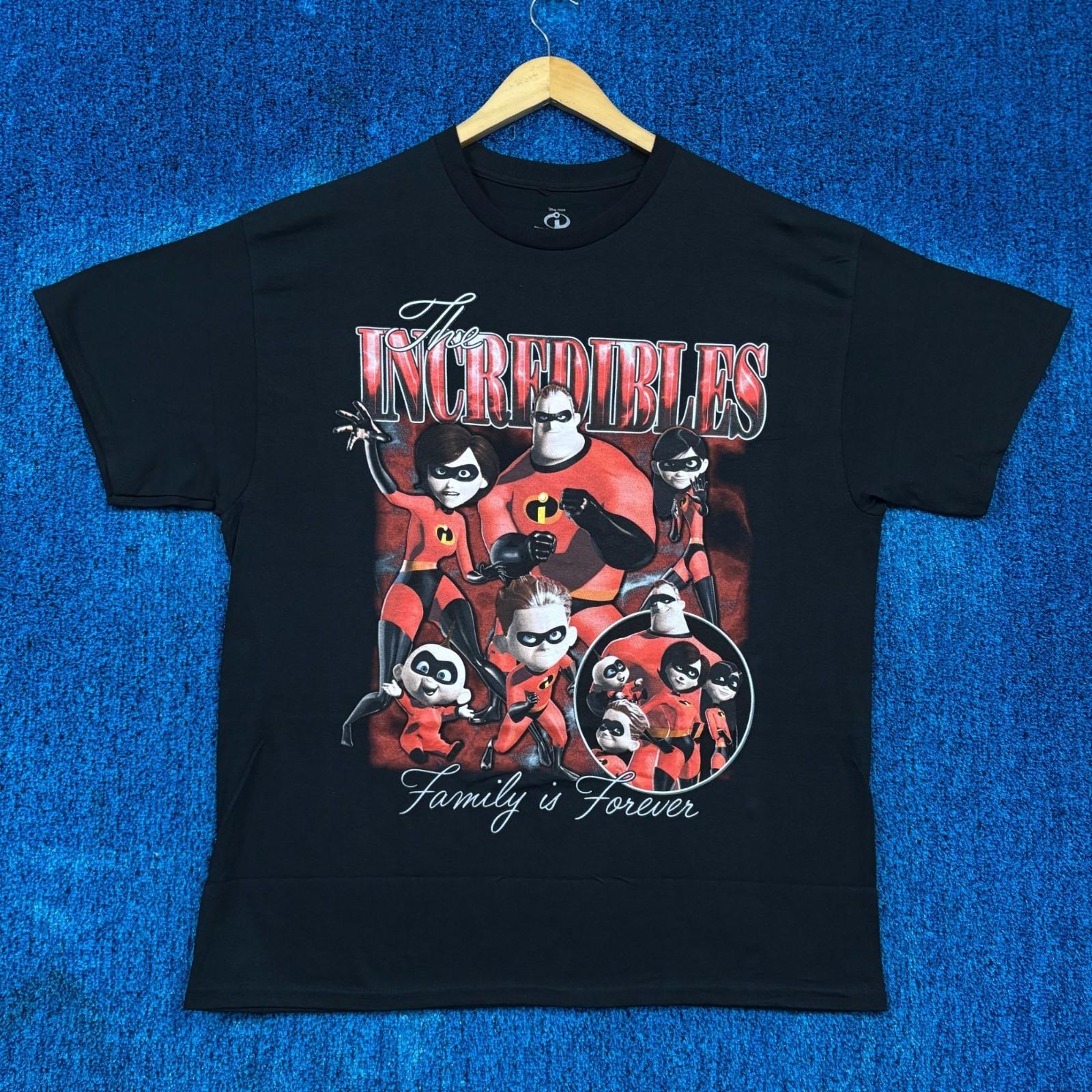 The Incredibles Family is Forever Disney Pixar Film Tee XL Unisex T-Shirt S
