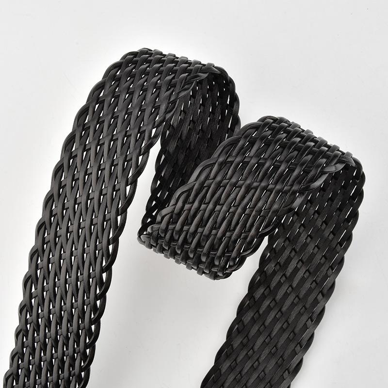Ethnic Style Retro Woven Belt for Girls Bohemian Decorative Skirt Belt Leather Bran Paper Fashionable Waist Seal for Women