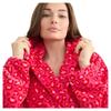 Urban Threads Womens/Ladies Leopard Print Fleece Robe
