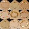 EILIECK 316L Stainless Steel Colorful Flower Heart Cubic Zirconia Bracelet Bangle for Women Fashion Wrist Chain Delicate Jewelry