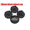 4pcs 3D 56mm 60mm 65mm 68mm Ford logo car emblem Wheel Center Hub Cap auto Rim refit dust-proof badge covers sticker accessories