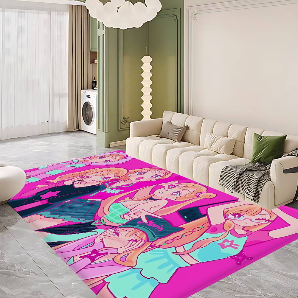 M-My Dress-Up Darling Anime Fußmatte Rechteckig Rutschfest Zuhause Weich Badezimmermatte Eingangstür Innen Außen Matte Hotel Dekor Matte