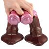 Pferdeschwanz Dildo Flüssigsilikon Sexspielzeug für Erwachsene für Frauen, Realistisches Tierdesign G-Punkt Stimulator BDSM