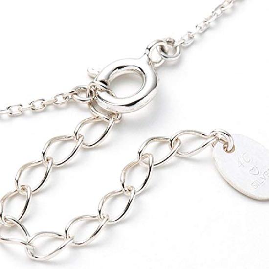 February Birthstone Amethyst Eternal Silver Necklace 4℃ Women's (111814121801)