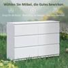 Chest of Drawers with 6 Drawers, Modern Storage Furniture for the Bedroom, White
