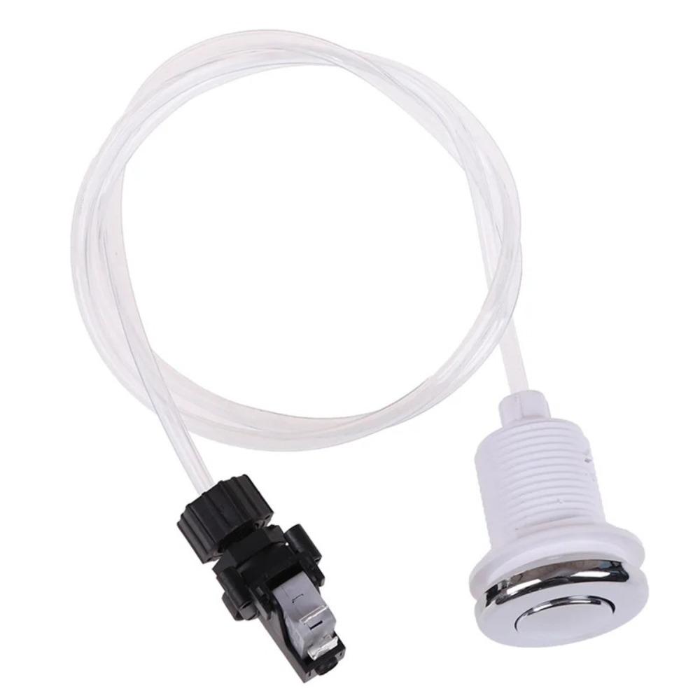 

125-250V 16A Garbage Disposal Air Switch Replacement Spa Waste Push Button Home 100cm Tube