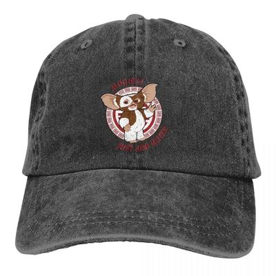 Washed Men's Baseball Cap GIZMO Essential Trucker Snapback Cowboy Caps Dad Hat Gremlin Comedy Horror Film Golf Hats