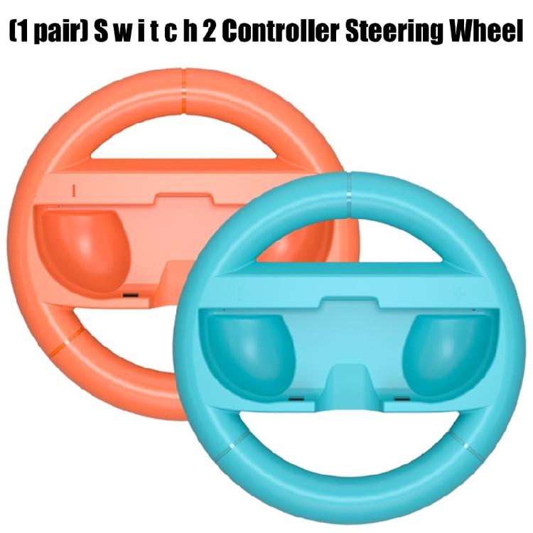 2Pcs Steering Wheel for NS2 Handle Controller Racing Game Wheel Ergonomic Handle Design Comfortable Long Play