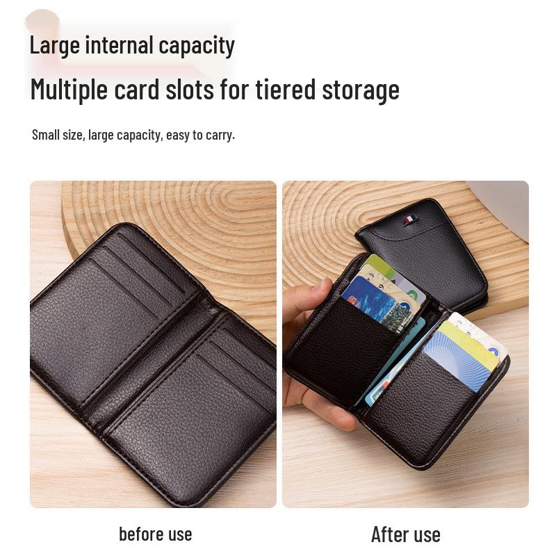 2025 Minimalist PU Card Holder and Coin Purse – Cute, Small, Unisex Design