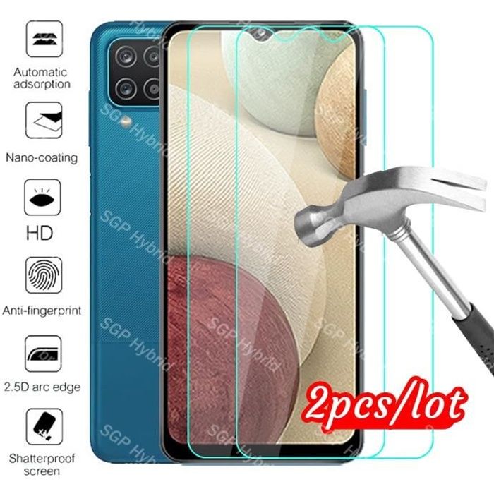 2pcs for samsung a12 pour samsung galaxy a12 verre trempé pour samsung a12 a 12 2021 protecteur d&amp;#39écran samsun galaxy i a 12 fi