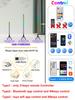 120cm Tripod RGB Corner Floor Lamp Bluetooth Tuya wifi Dimmable Led Standing Lights Living Room Bedroom Home decor Mood Lighting