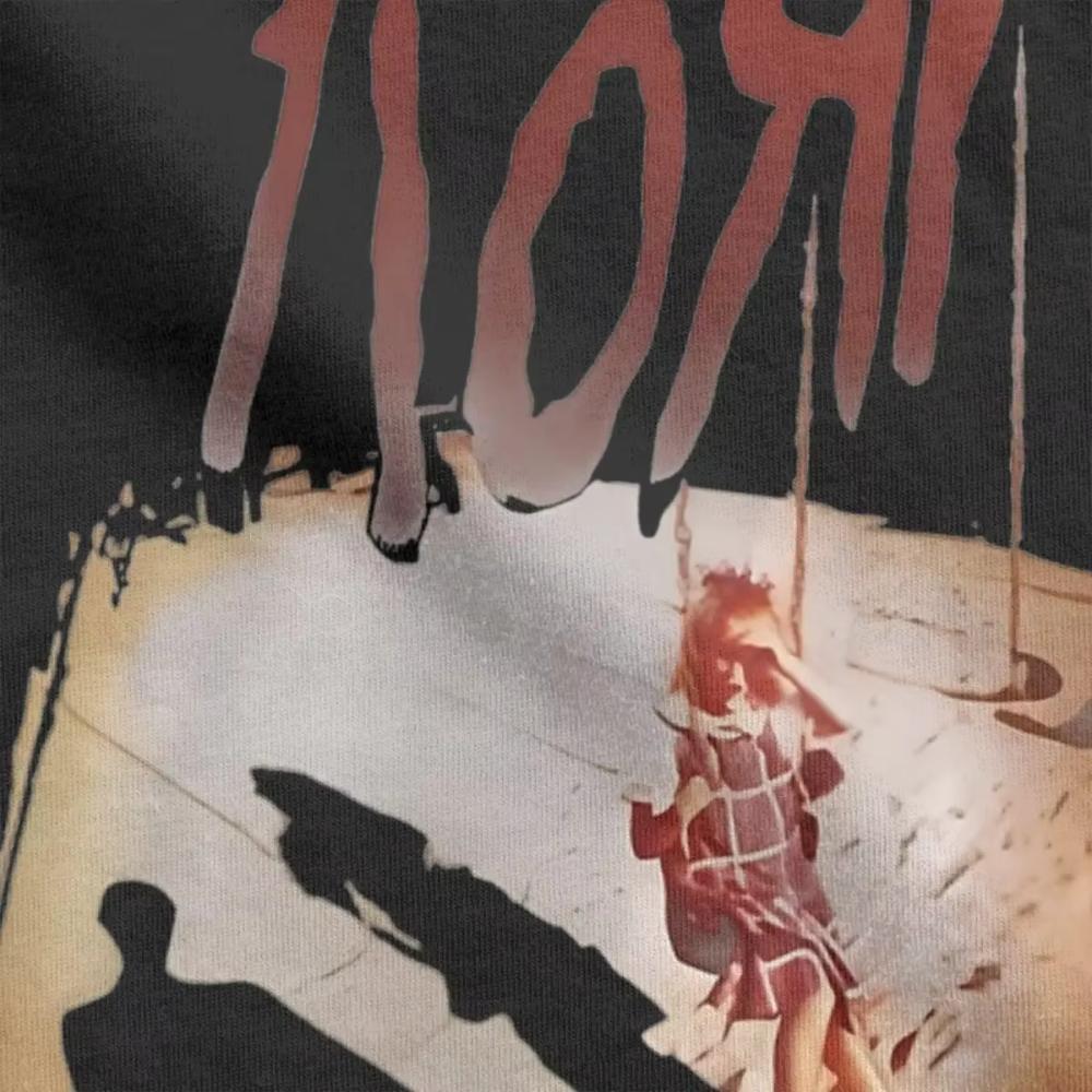 Korn Women's T Shirt Rock Band Vintage Cotton Tees Short Sleeve Print O Neck Men's T-Shirts Women's Clothing Unisex Fashion