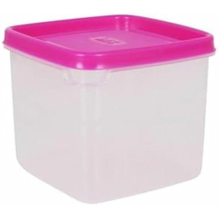Matbokser - BIGBUY COOKING - Sett med 12 - 750 ml - Firkantet - Flerfarget