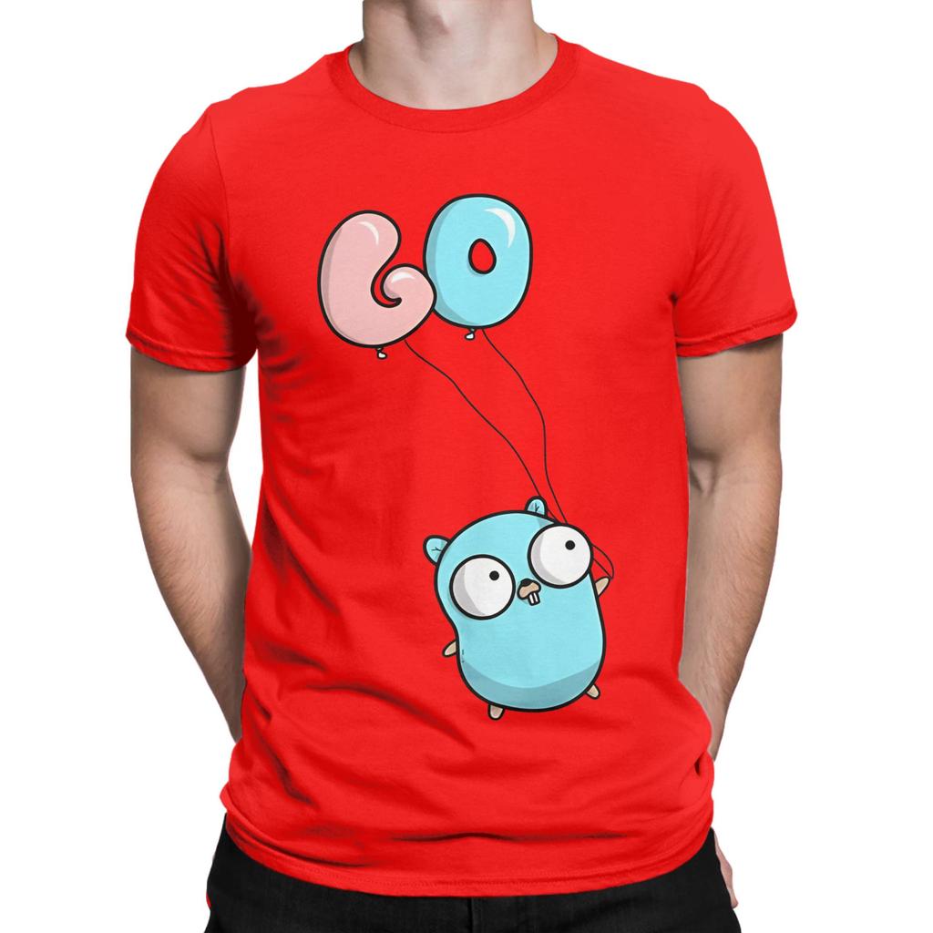 Golang Gopher Funny 100 Cotton Tshirt Gopher Tops Tees For Unisex