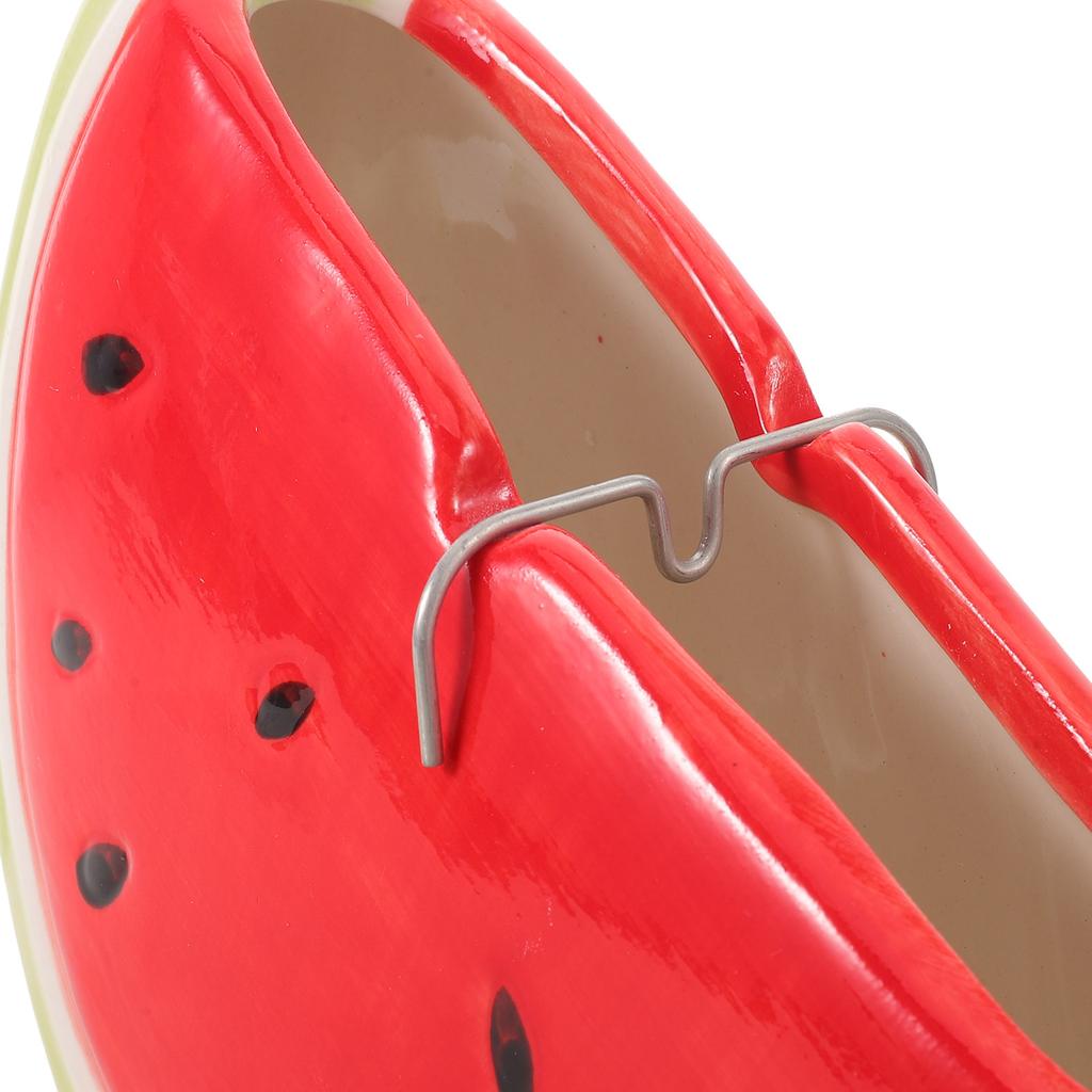 Watermelon Shaped Holder Ceramic Incense Burner Bracket Ash Catcher for Bedroom Living Room Balcony Table Indoor