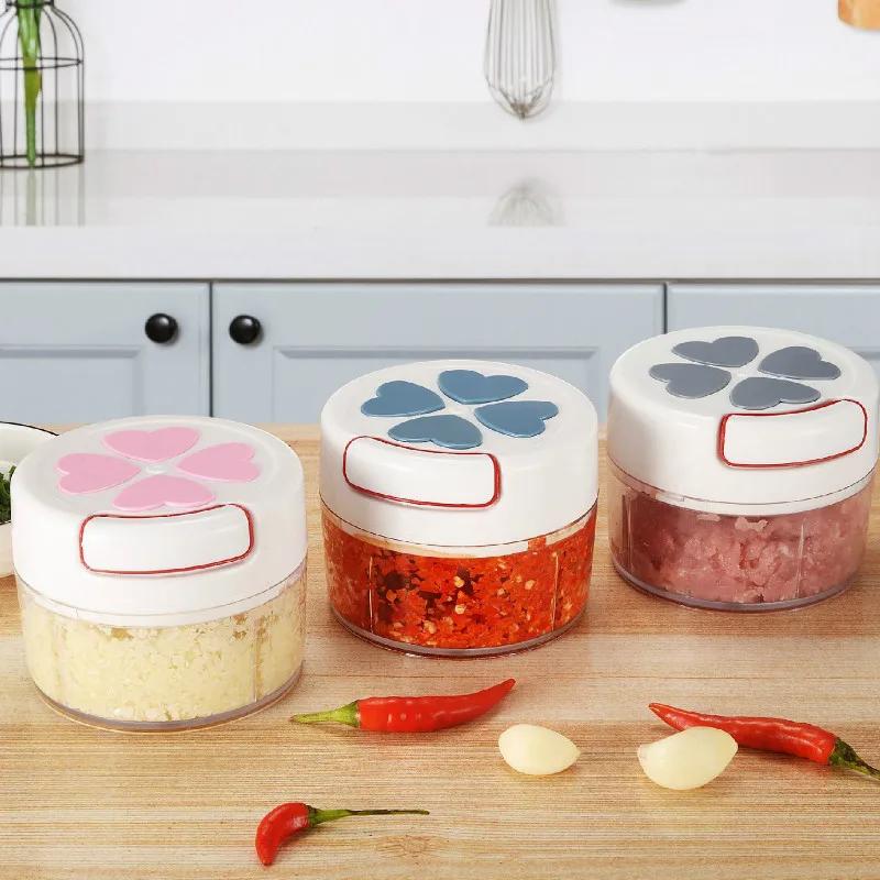 Multifunction High Quality Speedy Peeling Garlic Vegetable Fruit Twist Shredder Manual Meat Ginger Chili Grinder