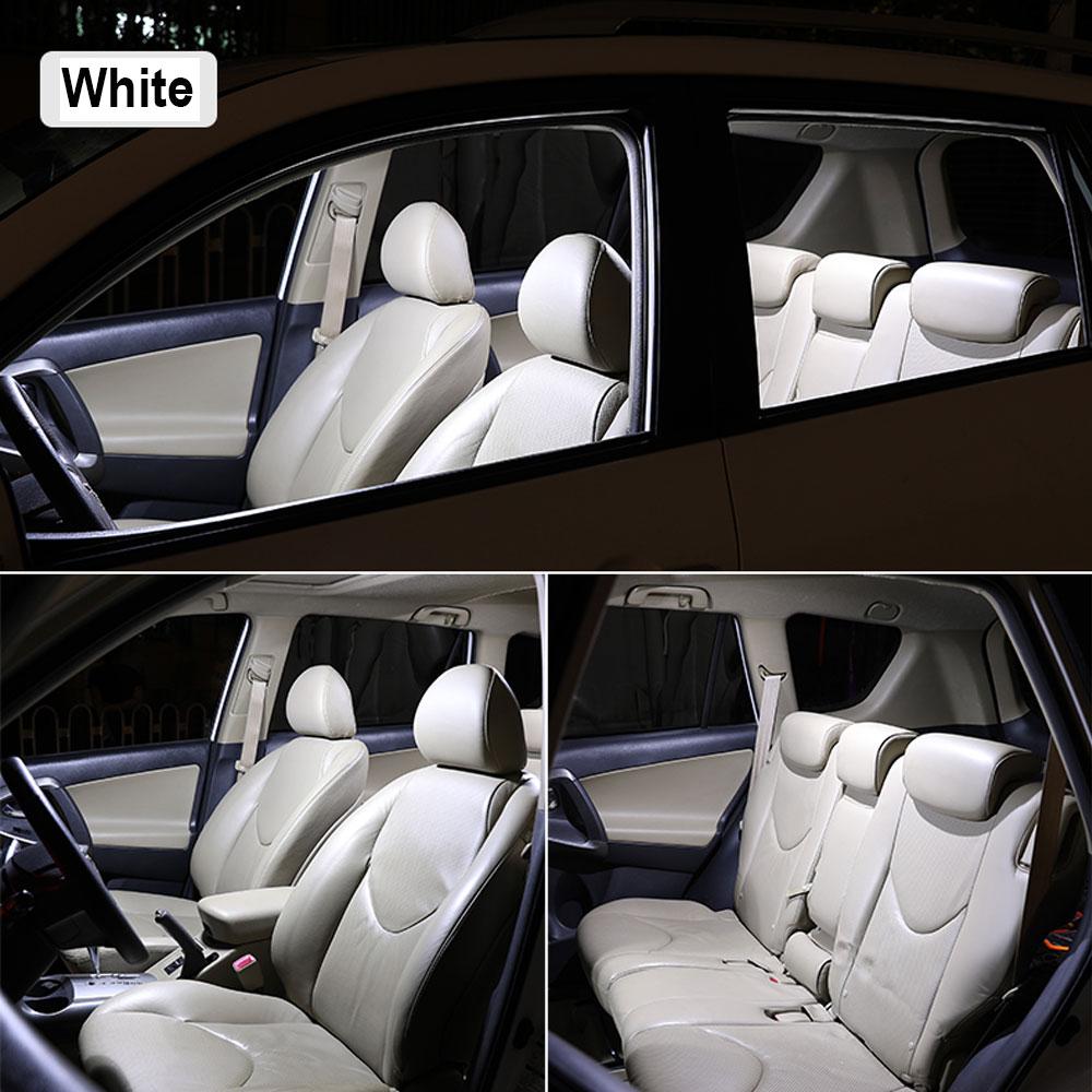 For Nissan NP300 2016 2017 2018 2019 2020 2021 2022 Car Interior LED Light Dome License Plate Lamp Canbus Accessories Auto Parts (2016-2022) 5PCS