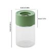 Transparent Round Hydroponic Planter Water Growing Vase Container Plastic Tabletop Plant Bonsai Home Living Room Decoration