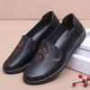 Shoes soft-soled single shoes flat-soled non-slip comfortable lightweight middle-aged women's shoes elderly spring and autumn elderly shoes