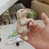 Keramik Welpen Hängender Gartenornament