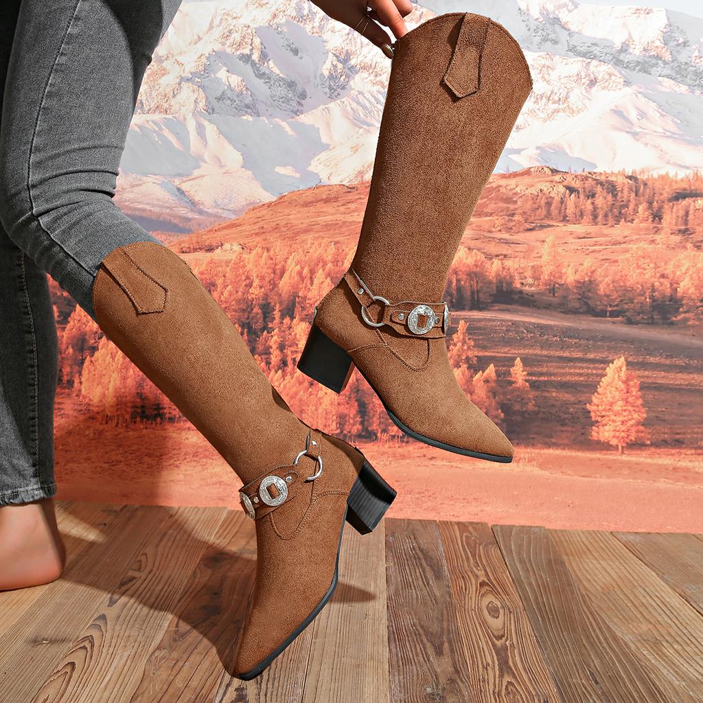 Women Long Boots Winter New Trend Warm Knight Boots Women Fashion British Elegant Luxury High Heels Shoes Women Botas De Mujer