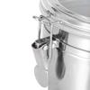Stainless Steel Airtight Coffee Container 750ml/950ml/1150ml/1500ml Locking Clamp Bean Storage Jar Food Storage Tin