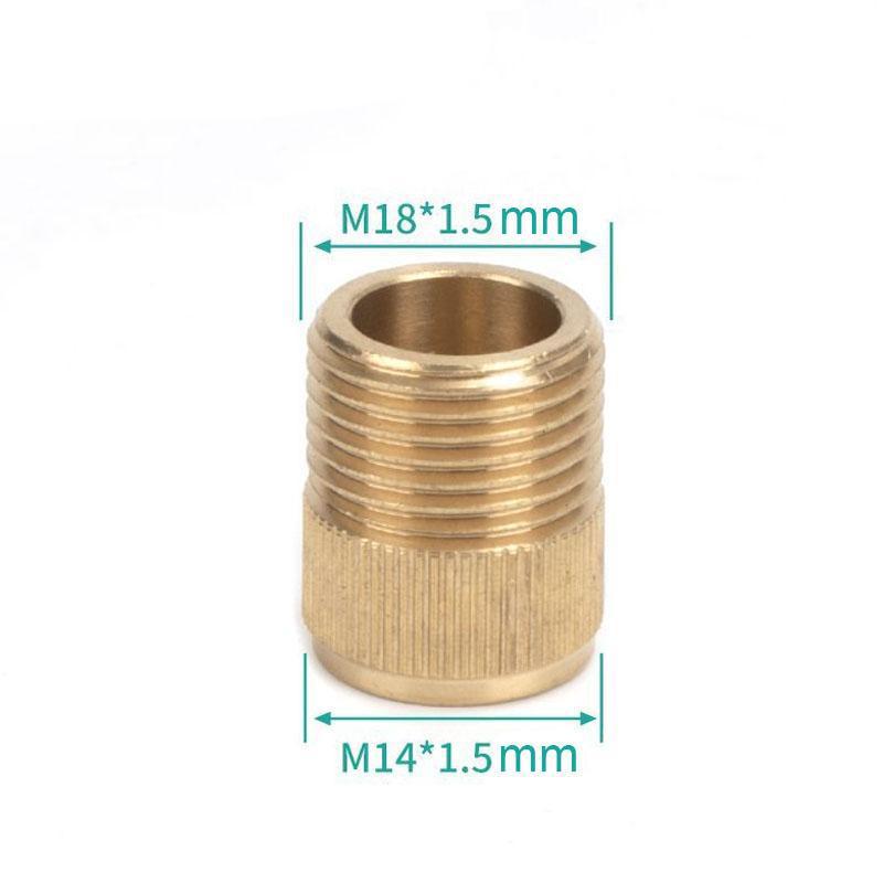 Brass Reducing Straight Connector 14/18mm 1Pcs Rust Proof Agricultural Sprayer Accessory for Greenhouse Irrigation Tasks