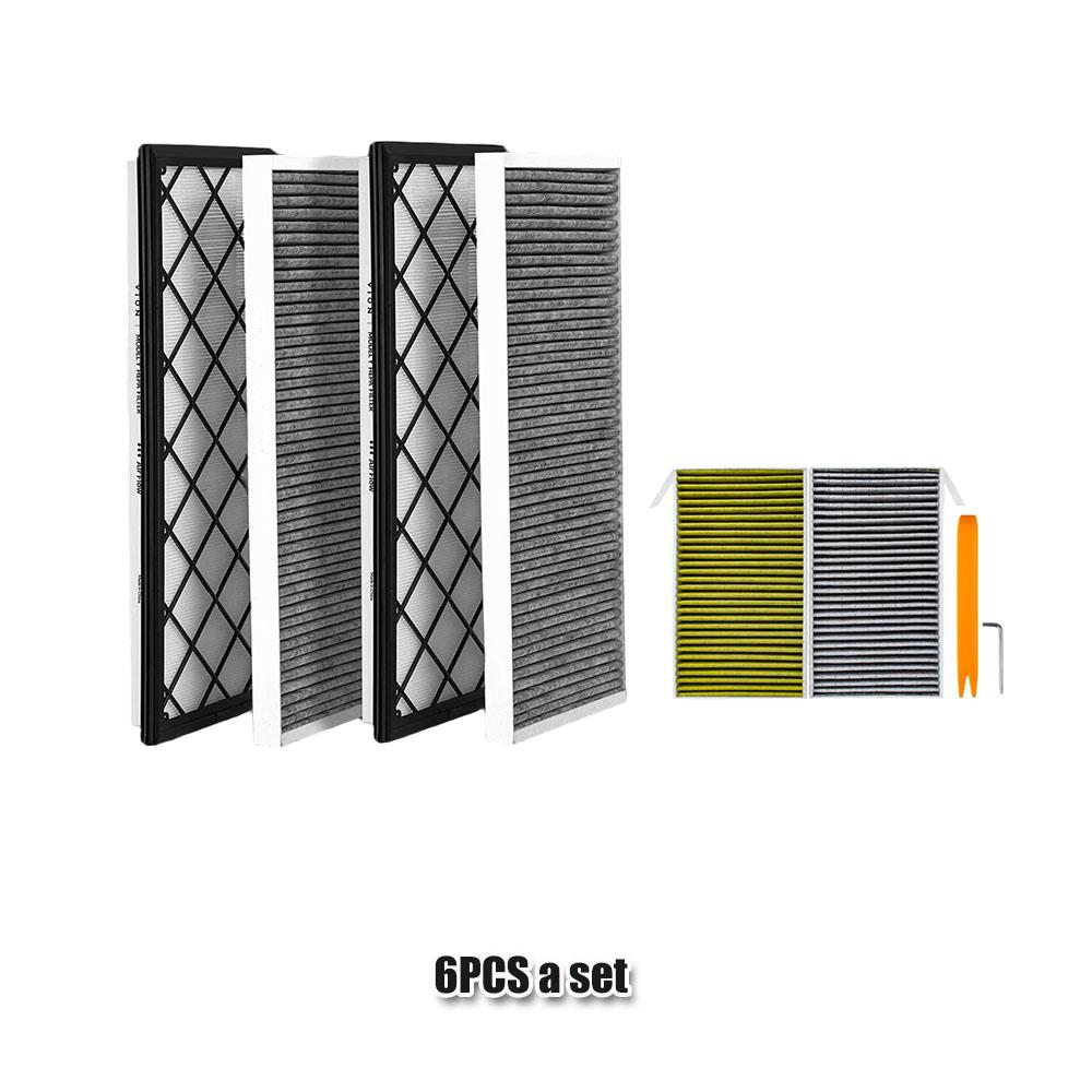 Cabin Air Filter HEPA for Tesla Model Y 2024 Air Intake Filter Replacement with Activated Carbon 2020-2024 Model Y Accessories