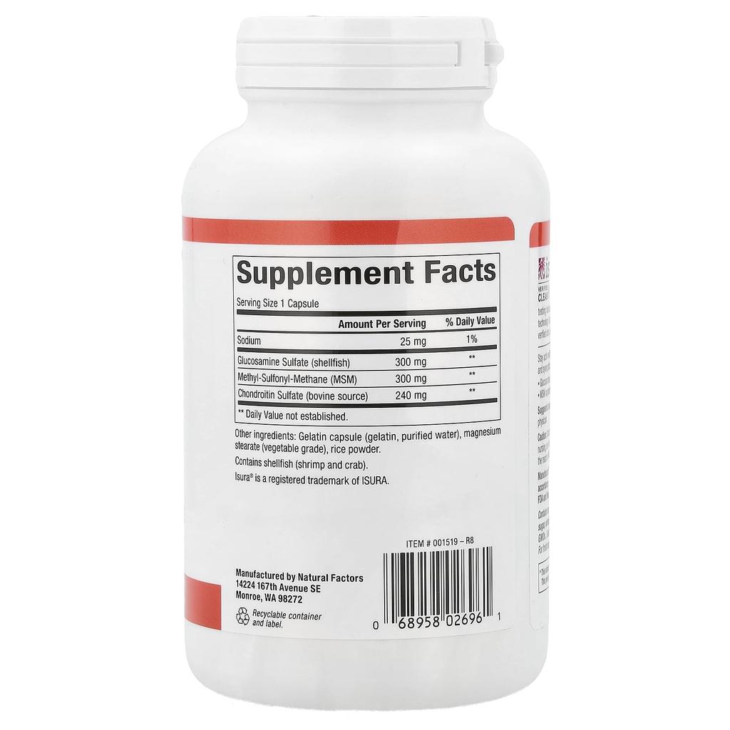 MSM Joint Formula, 180 Tablets