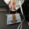 Trendy Mini Handheld Purse With Top Stitching For Fashionconscious Women