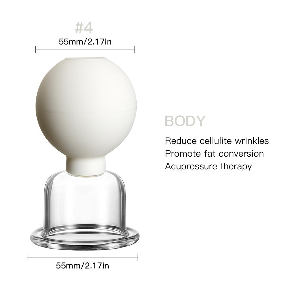 New Rubber Vacuum Cupping Massage for Body Anti Cellulite Cans Vacuum Jar Medical Chineses Therapy Cupping Health Care Tool 1PC